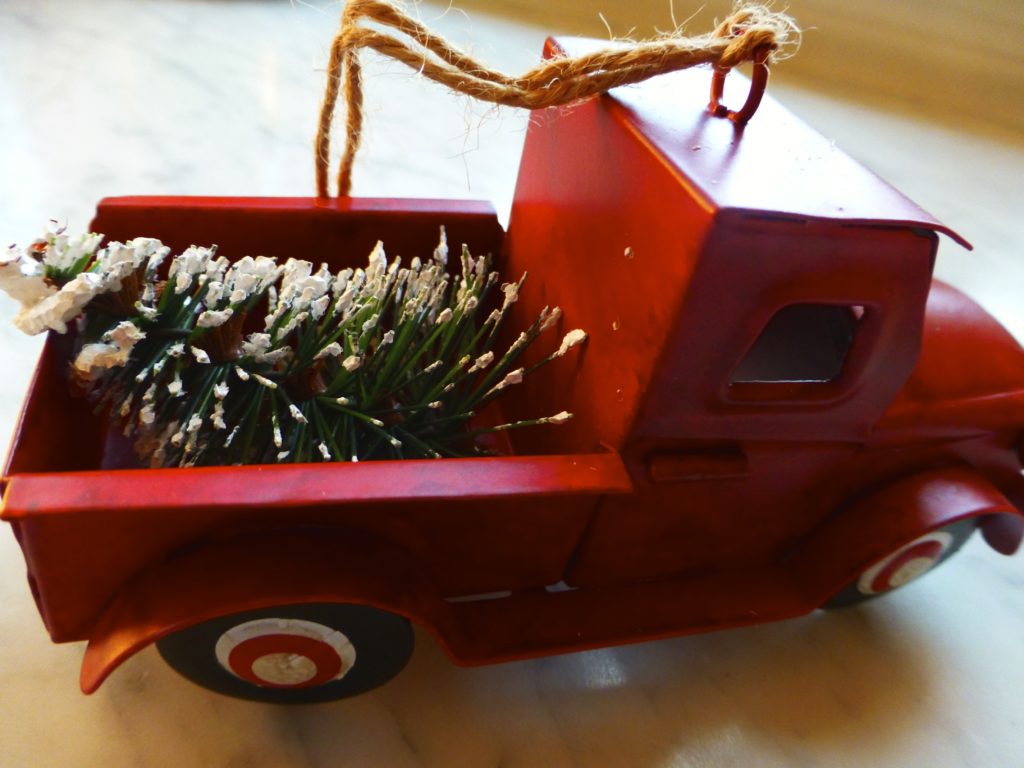 Red Truck ornament $5.00