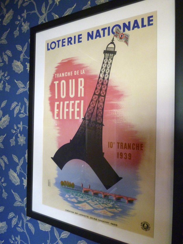 French poster in my dining room