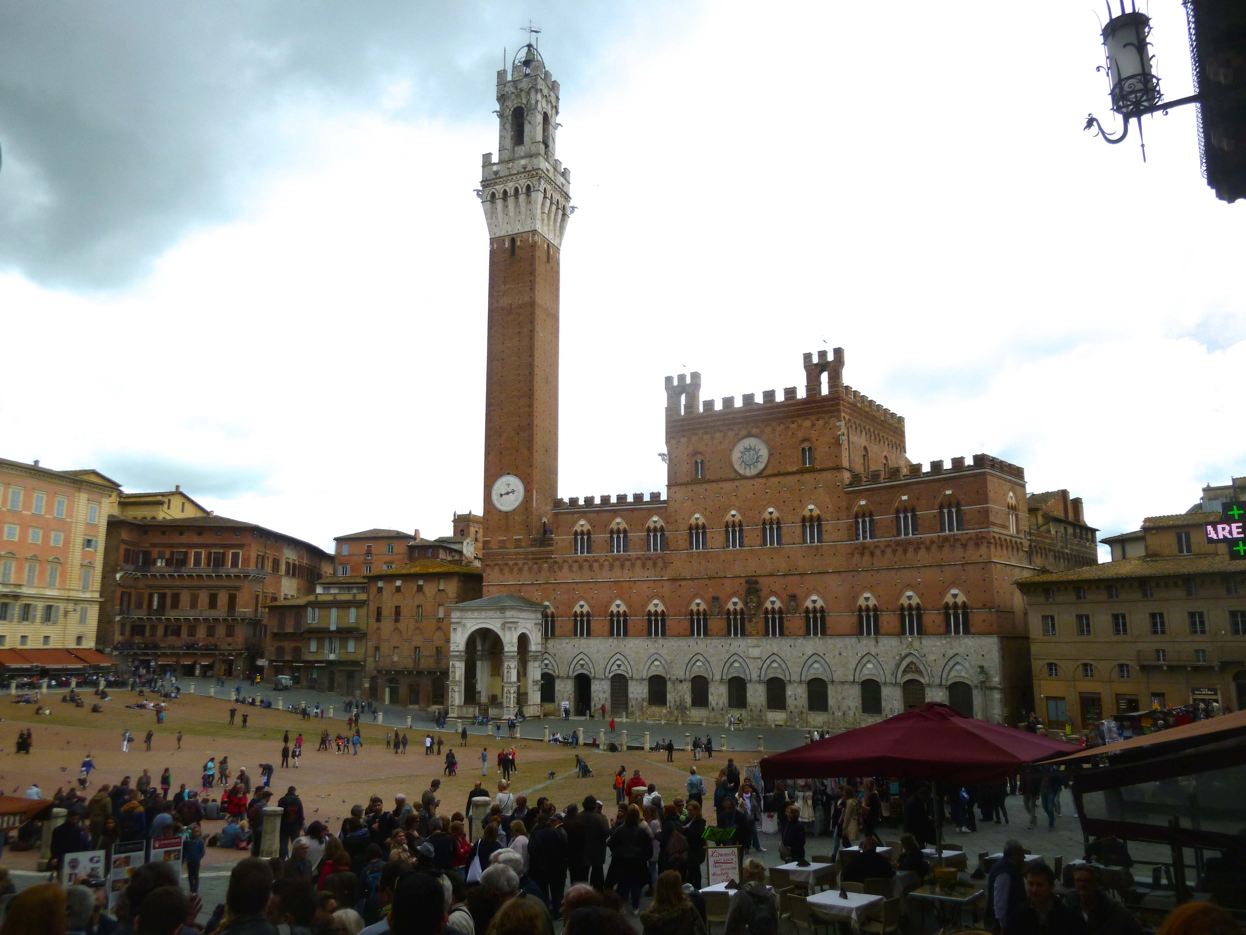 The Palio Horse Track in Siena